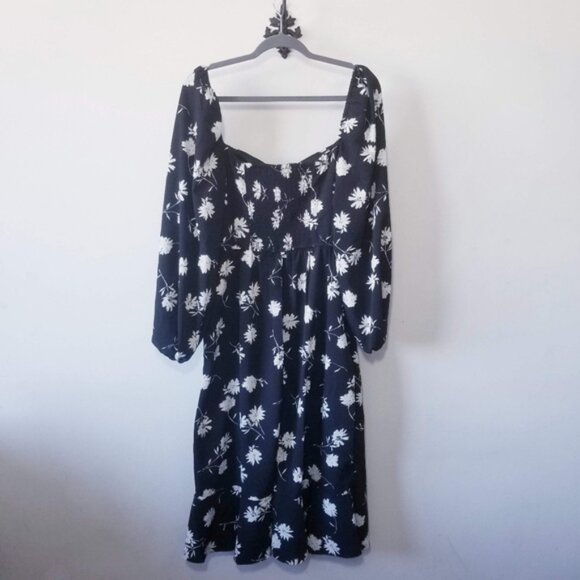 NWT BOG Collective Dress Size M Floral Band Of Gypsies Country Prairie Feminine - Picture 3 of 4
